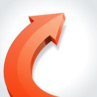 Red Arrow Pointing Right vector