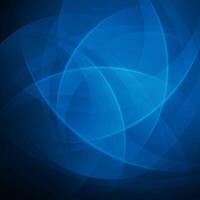 Blue Abstract Background With Overlapping Circles vector