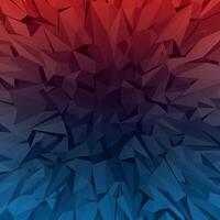 Red and Blue Triangle Pattern Background vector