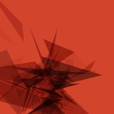 Red Abstract Geometric Explosion