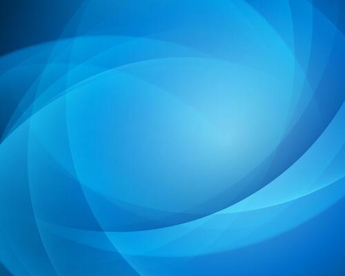 Blue Abstract Background With Overlapping Circles