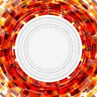 Circular White Center on Abstract Background vector