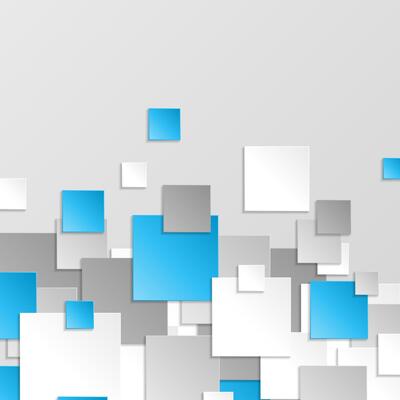 Abstract Geometric Shapes on Grey Gradient