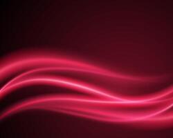 Magenta Waves on Abstract Background vector