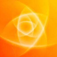 Orange Abstract Background With Overlapping Circles vector