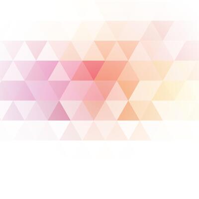 Pink and Yellow Triangles on White Background