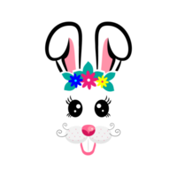 kawaii Conejo cara png