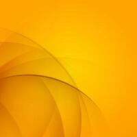 Yellow Abstract Background With Overlapping Circles vector