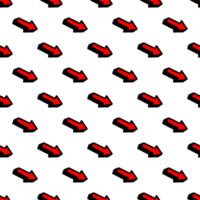 seamless pattern with red arrows png