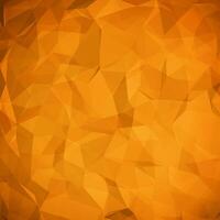 Orange Polygonal Mosaic Background vector