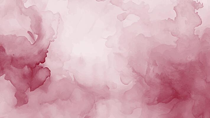 Watercolor burgundy abstract background. Watercolour maroon splash texture. Vector watercolour pattern.