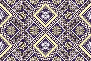 Geometric ethnic oriental traditional art pattern.Figure tribal embroidery style.Design for background,wallpaper,clothing,wrapping,fabric,element,vector illustration. vector