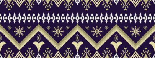 Geometric ethnic oriental traditional art pattern.Figure tribal embroidery style.Design for background,wallpaper,clothing,wrapping,fabric,element,vector illustration. vector