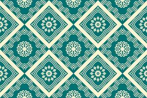 Geometric ethnic oriental traditional art pattern.Figure tribal embroidery style.Design for background,wallpaper,clothing,wrapping,fabric,element,vector illustration. vector