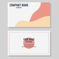 Business card design template vector