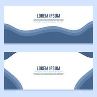 Banner design template with abstract background. Vector illustration