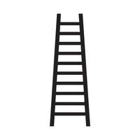 Ladder icon worker black vector background design.