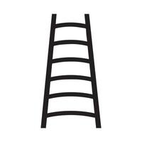 Ladder icon worker black vector background design.