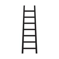 Ladder icon worker black vector background design.