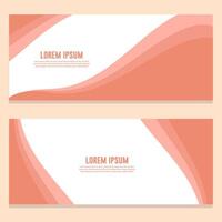 Set of modern design banner template in paper cut style. Vector illustration