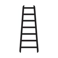 Ladder icon worker black vector background design.