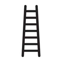 Ladder icon worker black vector background design.