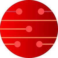 Mars Flat Gradient  Icon vector