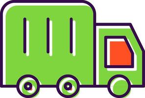 Lorry Filled  Icon vector