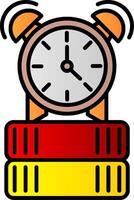 Alarm Line Filled Gradient  Icon vector