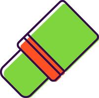 Eraser Tool Filled  Icon vector