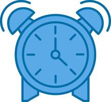 Alarm Filled Blue  Icon vector