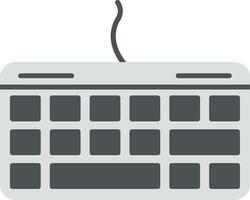 keyboard Flat Gradient  Icon vector