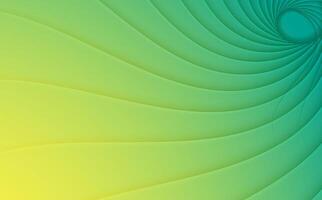 Green shiny gradient wave line abstract vector background design