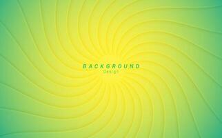Green shiny gradient wave line abstract vector background design