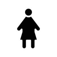 feminine solid icon vector design good for website and mobile app. man gender icon