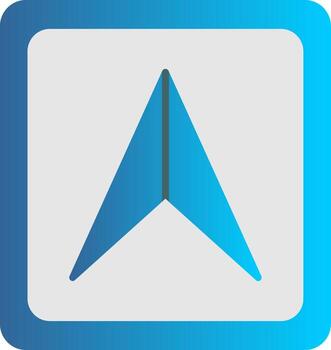 Cursor Flat Gradient  Icon vector