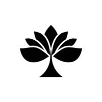herb solid icon thin vector design good for website or mobile app