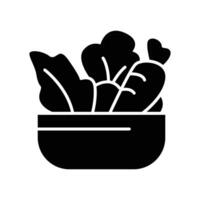 dietary fiber solid icon vector design good for website or mobile app