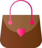 Purse Flat Gradient  Icon vector