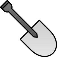 Shovel Line Filled Gradient  Icon vector