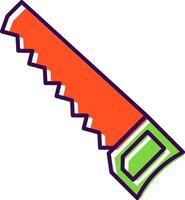 Handsaw Filled  Icon vector