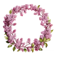 ai genererad vattenfärg blomma runda png