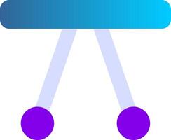 Swinging Cradle Flat Gradient  Icon vector