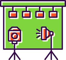 Studio Filled  Icon vector