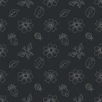 Spring floral pattern. Seamless pattern with flowers vector