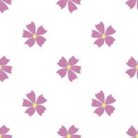 Spring floral pattern. Seamless pattern with flowers vector