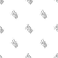 Seamless butterfly pattern. ornament with butterflies. drawn spring illustration vector