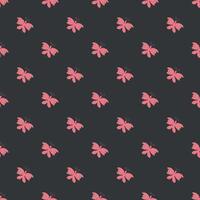 Seamless butterfly pattern. ornament with butterflies. drawn spring illustration vector
