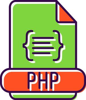Php Filled  Icon vector