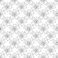 Spring floral pattern. Seamless pattern with flowers vector